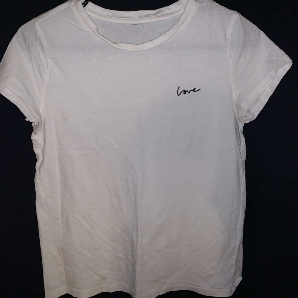 White tee